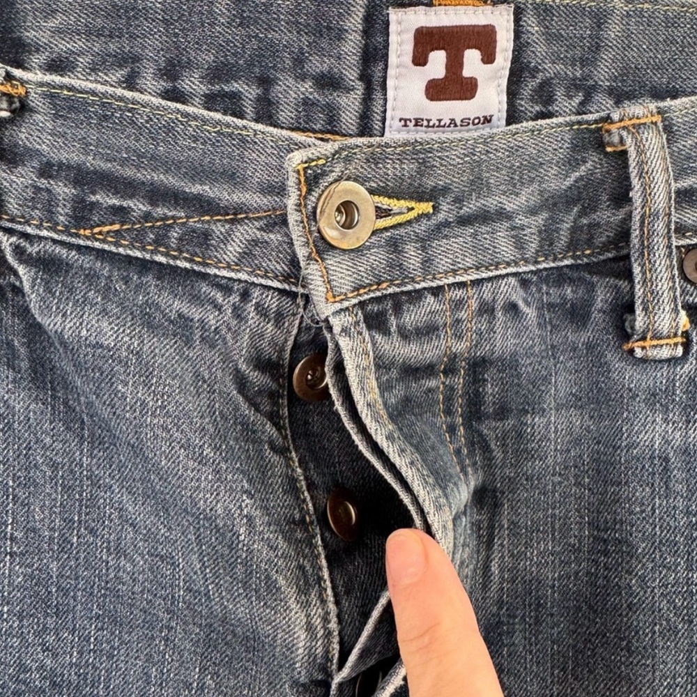 Tellason Tanner Goods White Oak Cone Denim Selvedge Jeans size 36